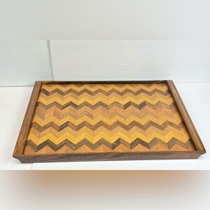 Vintage Tray Wooden Serving Tray